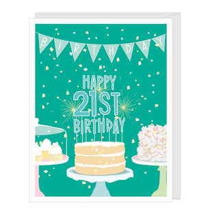 Turning 21-  21st Birthday Card