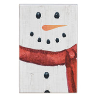 Home Decor - Rectangle Snowman Sign