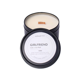 SALE! Girlfriend Wood Wick Travel Soy Candle