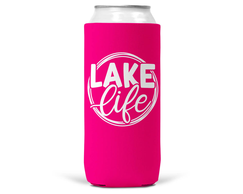 Lake Life SLIM CAN Coozie / Koozie for 12 Oz Slim Can