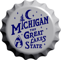 Sign - Michigan Vintage Bottle Cap
