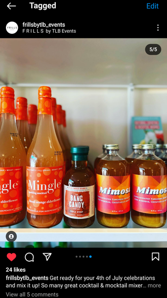 Mimosa Mixer with Tangerine & Mango