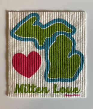 Michigan Mittens - Swedish Dishcloth