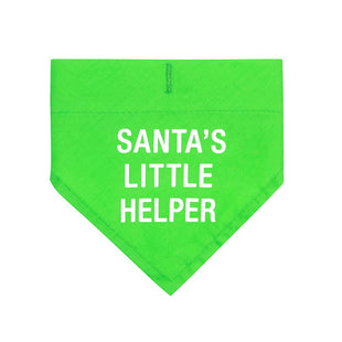 Santa's Little Helper Dog Bandana S/M