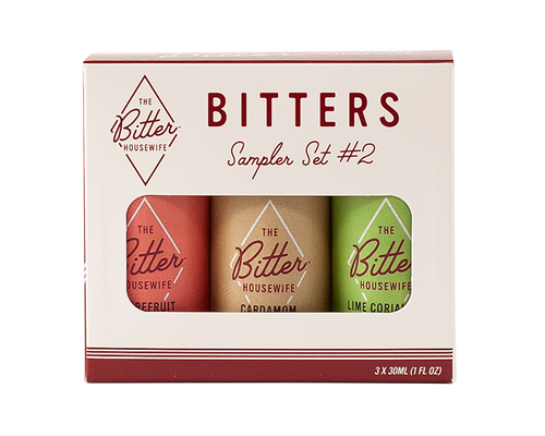 Bitters Sampler Set #2 - Grapefruit, Cardamom and Lime Cocktail Bitters