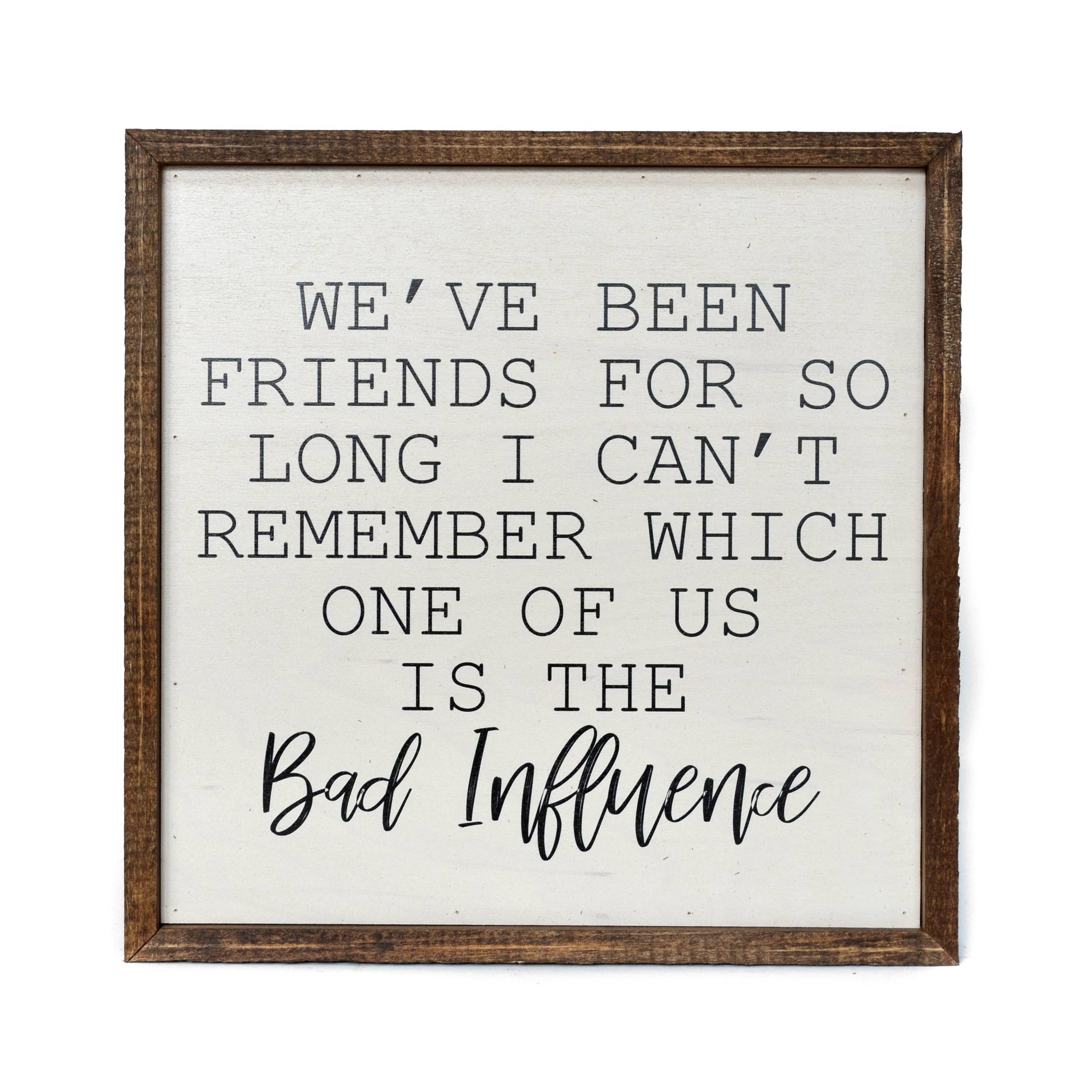 10x10 We've Been Friends For So Long... Wall Art
