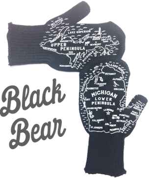 SALE! Michigan Mittens - Original Michigan Mittens Collection - Black