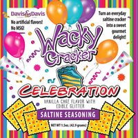 Wacky Cracker Celebration with Edible Glitter