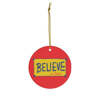 Ted Lasso Christmas Ornament - Believe Holiday Ornaments