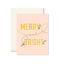 Merry + Bright - Holiday Greeting Card