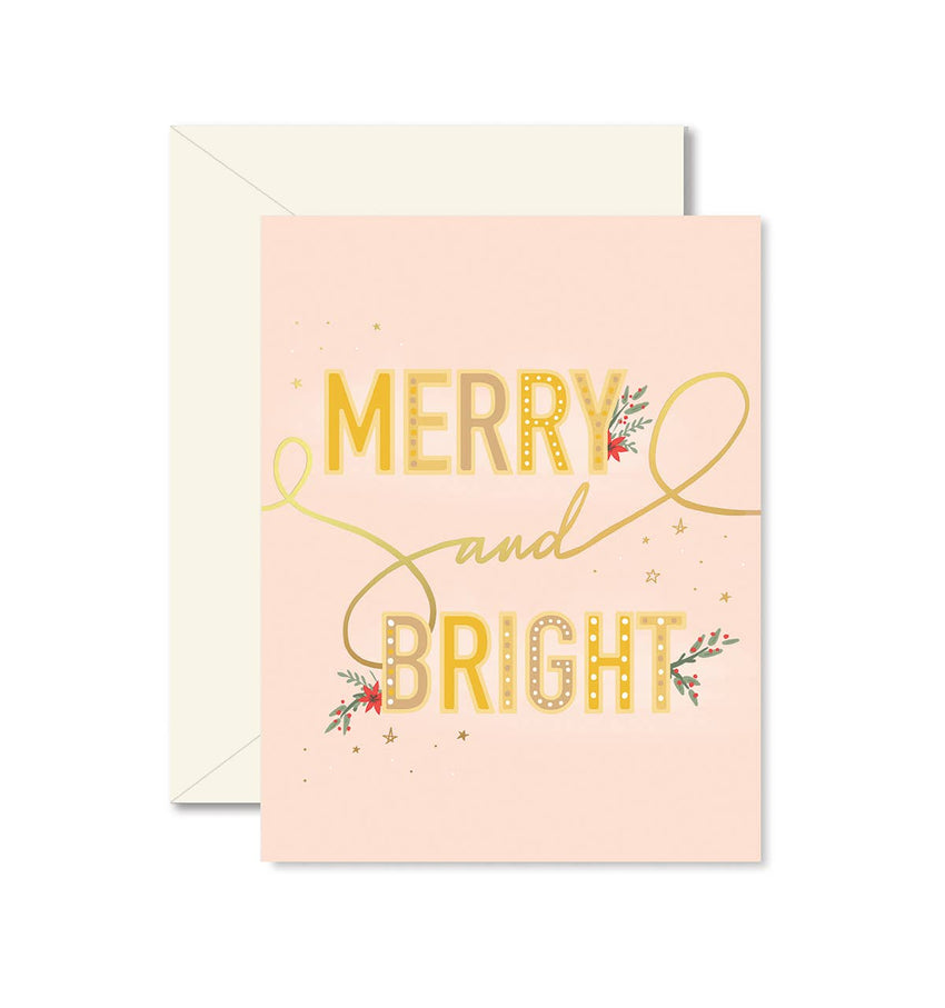 Merry + Bright - Holiday Greeting Card