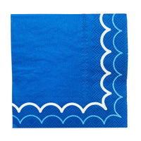 Blue wave napkin