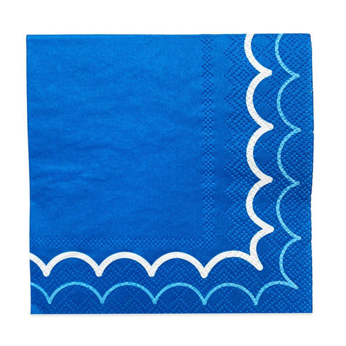 SALE! Blue wave water beach napkin