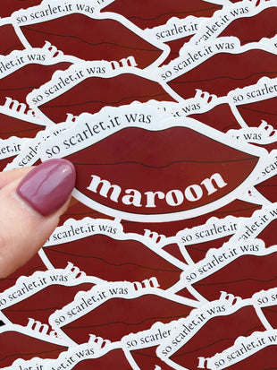 Taylor Swift Inspired waterproof sticker