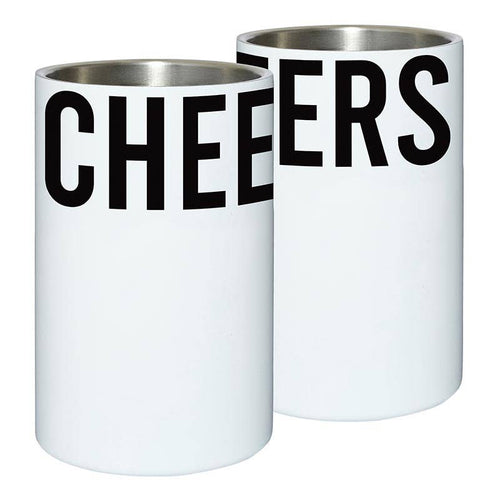SALE! Stainless Wine Chiller - Cheers