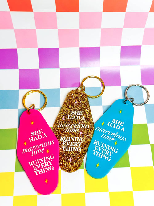 She Had a Marvelous Time Ruining Everything - Taylor Swift Keychain