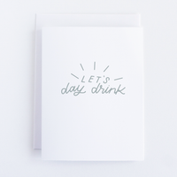 Let's Day Drink Card | Funny Anniversary Card, Wedding Card