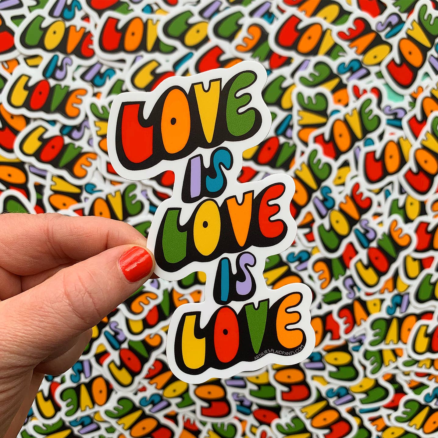 Love is Love is Love Sticker