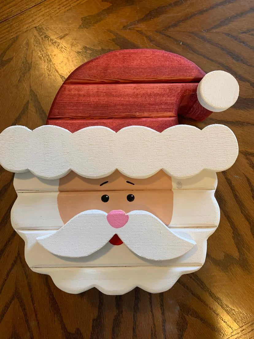 Chunkies - Large Wooden Santa for Holidays - Diverse Santas