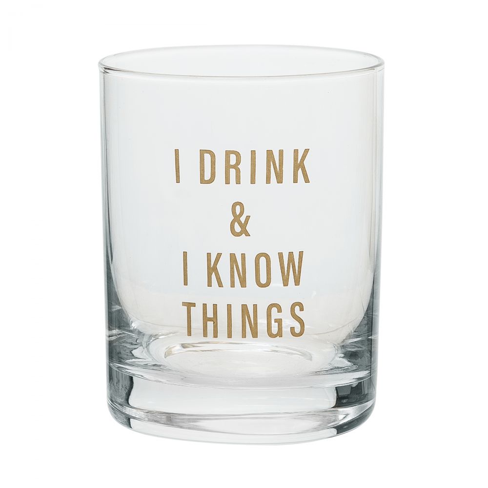 I Drink and I Know Things - GOT inspired rocks glass