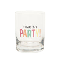 Time to Party Rocks Glass