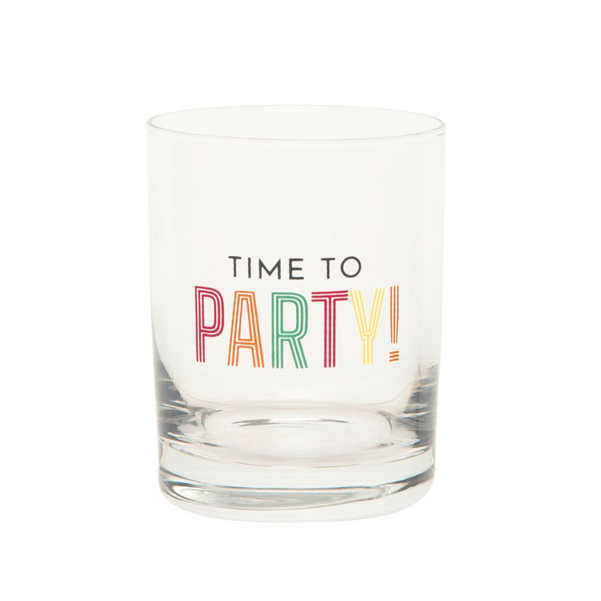 Time to Party Rocks Glass