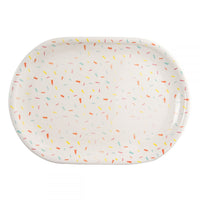 Fun, Larget Confetti Ceramic Platter