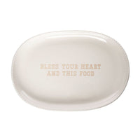 Bless Your Heart Ceramic Platter