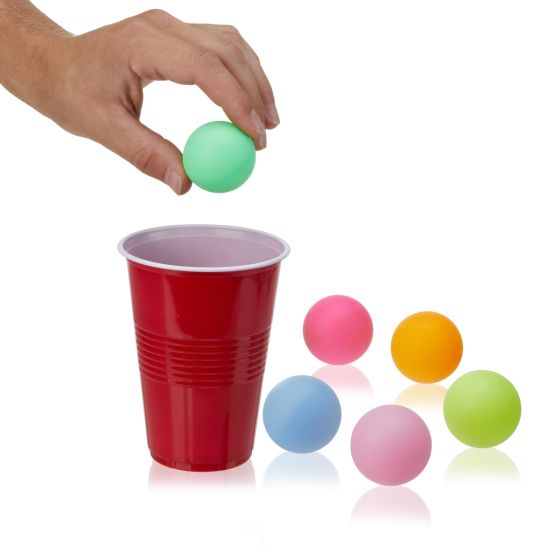 Colorful Beer Pong Balls